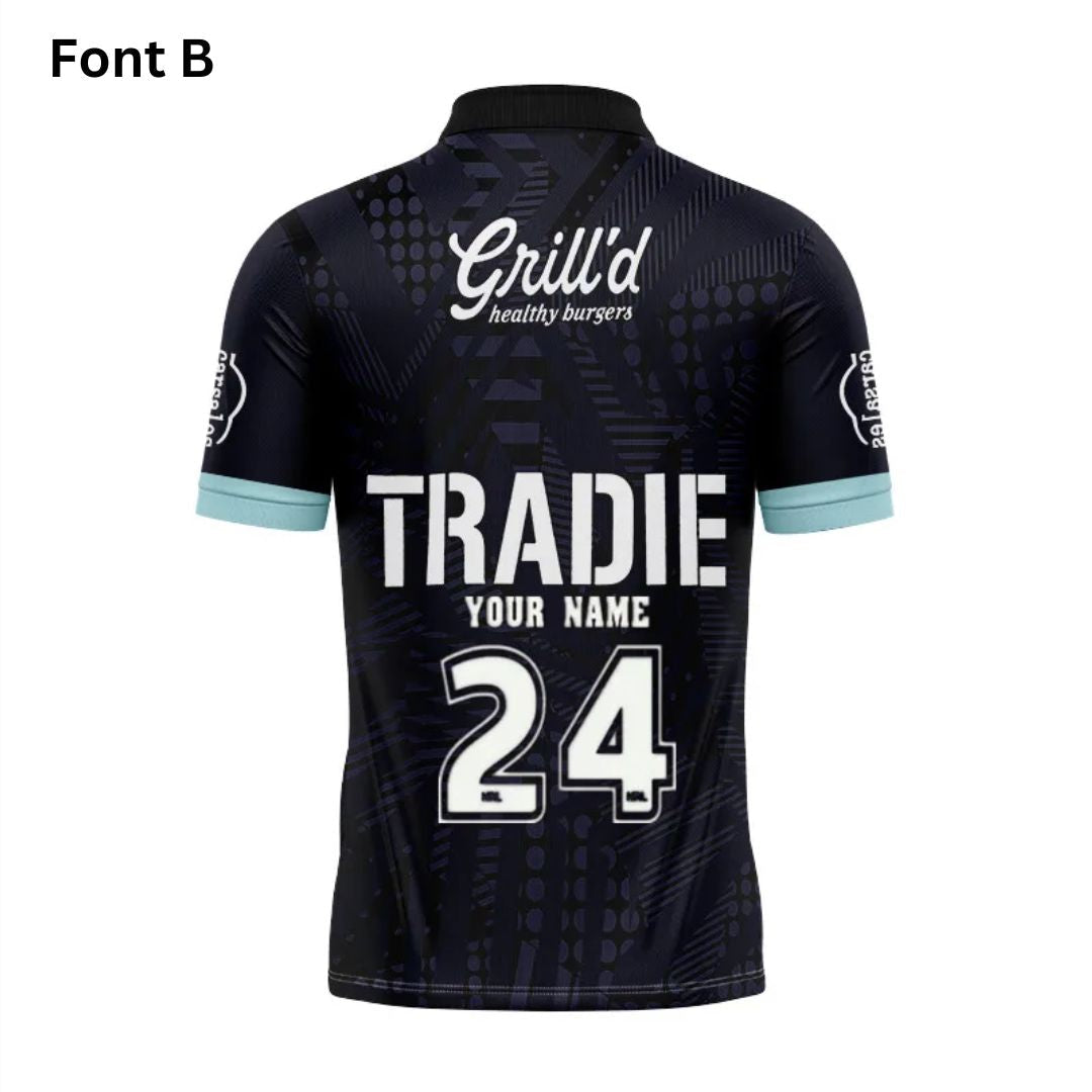 Melbourne Storm 2024 Dark Navy Training Polo Shirt