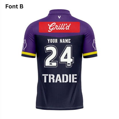 Melbourne Storm 2025 Home Polo Shirt
