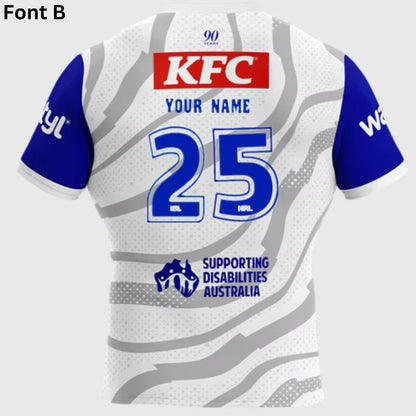 Canterbury Bankstown Bulldogs 2025 White Training Jersey