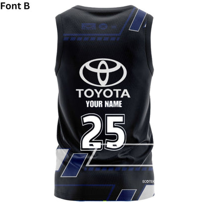 North Queensland Cowboys 2026 Blue Training Singlet