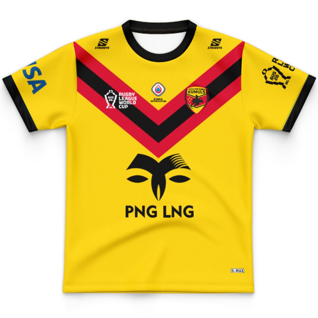 Papua New Guinea Kumuls 2026 World Cup Kids Jersey