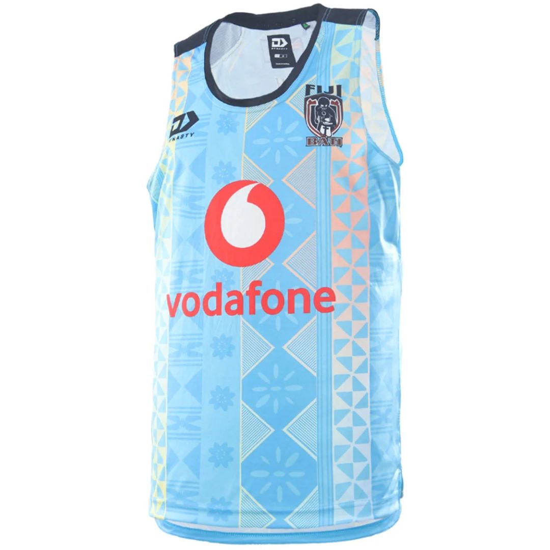 Fiji Bati 2026 World Cup Cyan Training Singlet