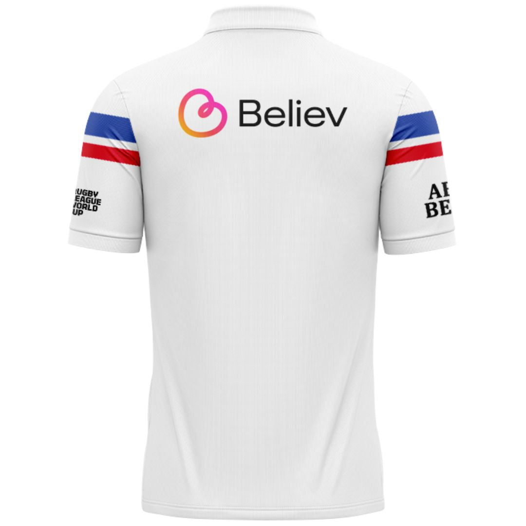 England 2026 Rugby League World Cup Home Polo Shirt