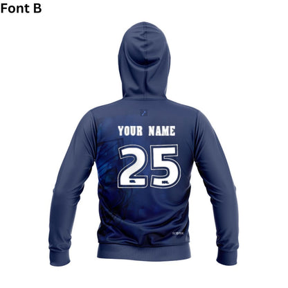 New Zealand Warriors 2025 Kids Warm Up Hoodie