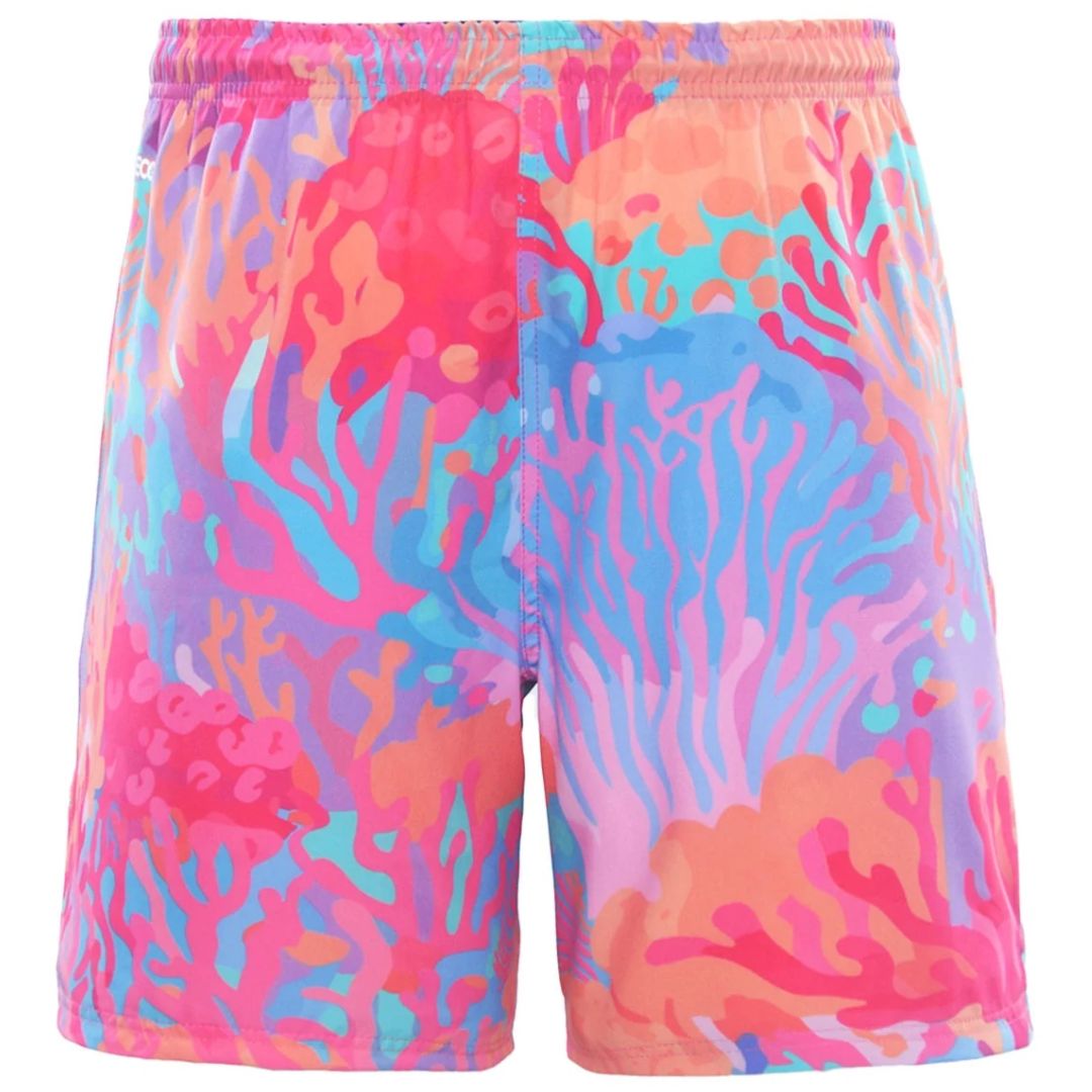 Fiji Bati 2025 Coral Gym Shorts