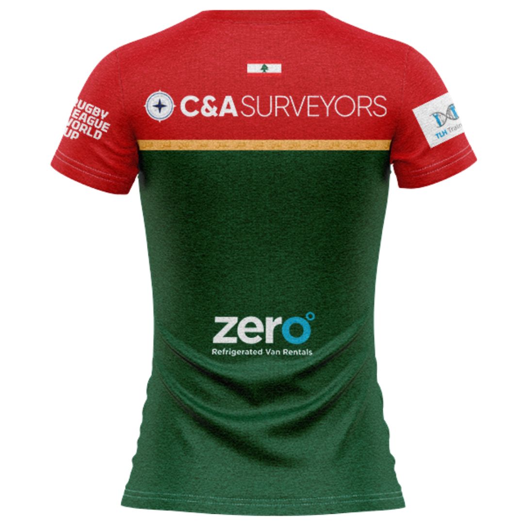 Lebanon Cedars 2026 World Cup Women's Home Shirt
