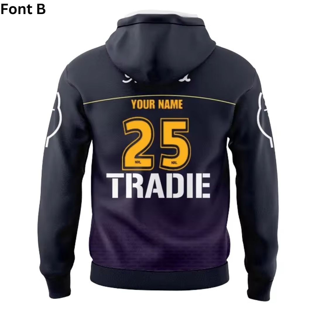 Melbourne Storm 2025 Warm Up Hoodie