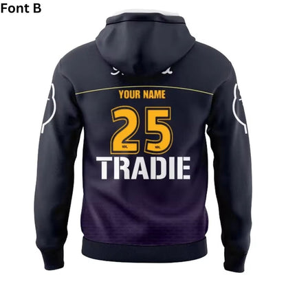 Melbourne Storm 2025 Warm Up Hoodie