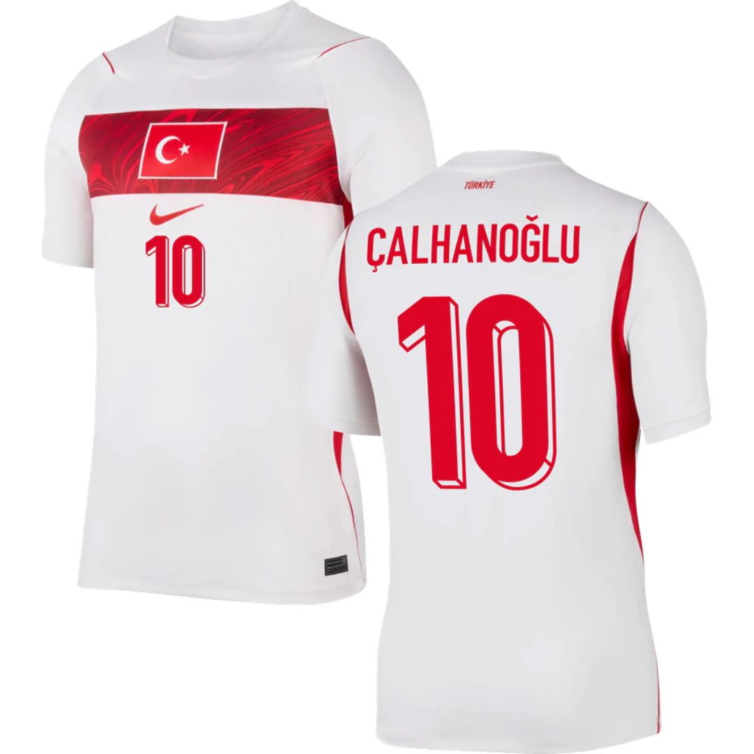 Türkiye (Turkey) 2026 World Cup Çalhanoğlu #10 Away Jersey Shirt