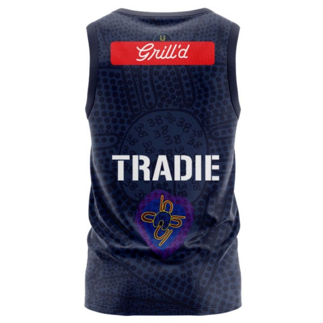 Melbourne Storm 2025 Indigenous Singlet