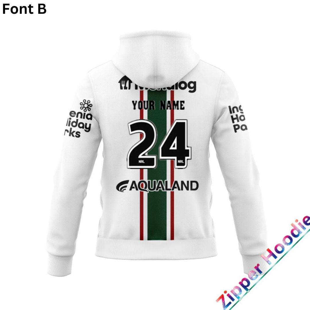 South Sydney Rabbitohs 2024 Alternate Hoodie with Zipper