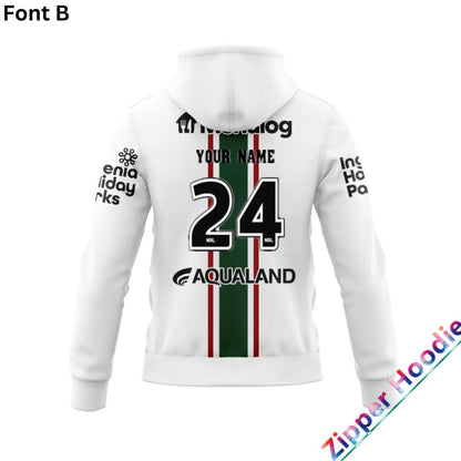 South Sydney Rabbitohs 2024 Alternate Hoodie with Zipper
