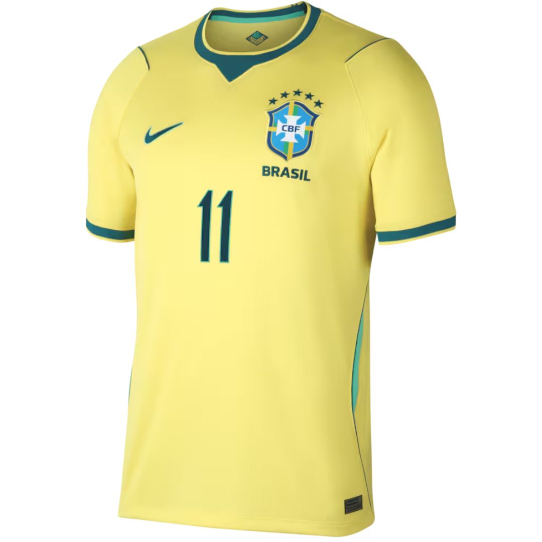 Brazil 2026 World Cup Raphinha #11 Home Jersey Shirt