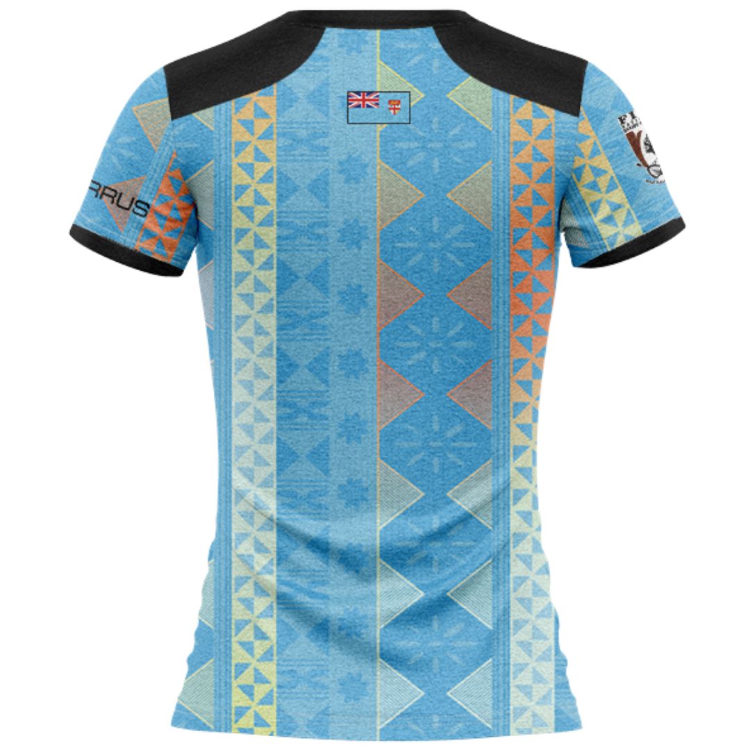 Fiji Bati 2026 World Cup Women's Cyan Training Shirt