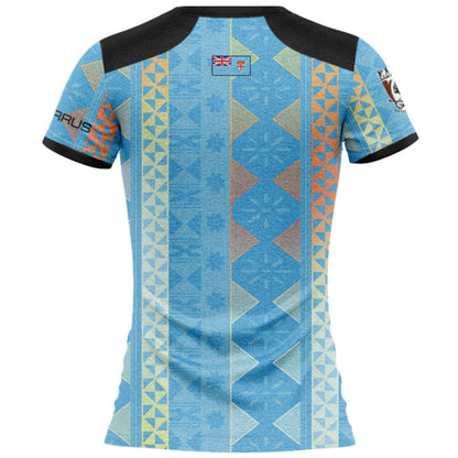 Fiji Bati 2026 World Cup Women's Cyan Training Shirt
