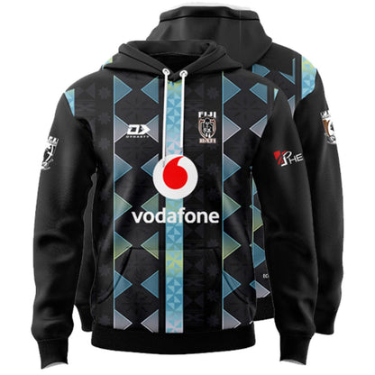 Fiji Bati 2026 World Cup Black Training Hoodie