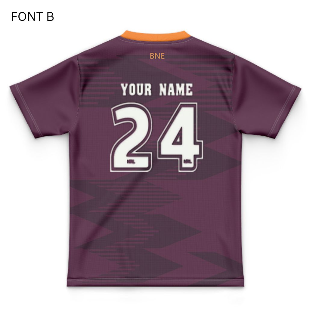 Brisbane Broncos 2024 Run Out Polo Shirt