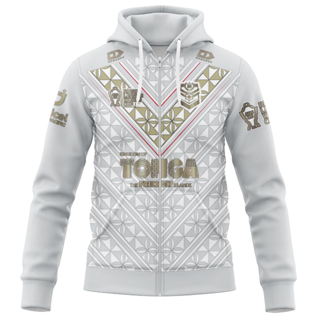 Mate Ma'a Tonga 2026 World Cup Away Hoodie with Zipper