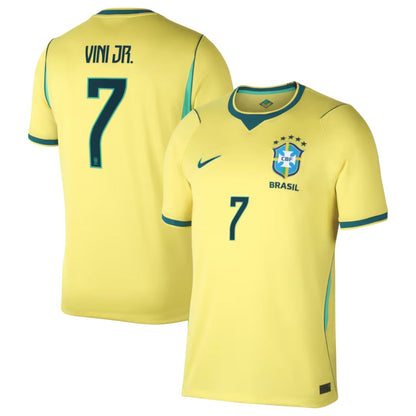Brazil 2026 World Cup Vini Jr. #7 Home Jersey Shirt