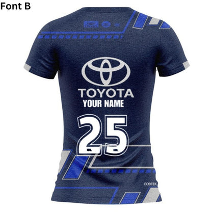 North Queensland Cowboys 2025 Women's Navy Blue Training Shirt