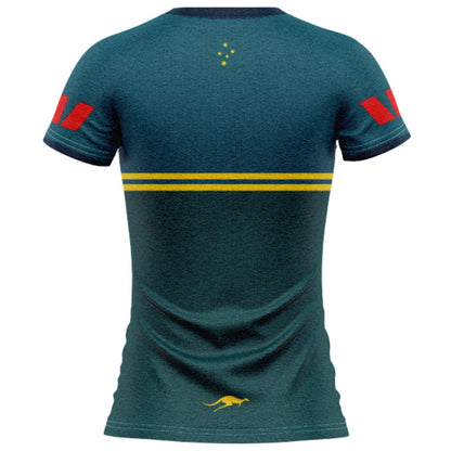 Australia Kangaroos 2026 Rugby League World Cup Women's Pro Training Shirt