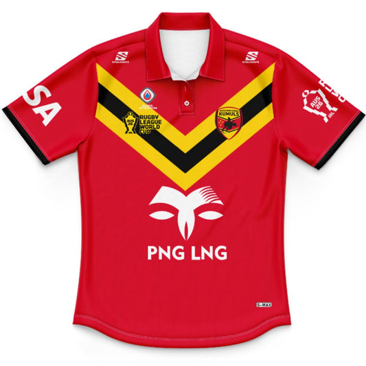 Papua New Guinea Kumuls 2026 World Cup Secondary Kids Polo Shirt
