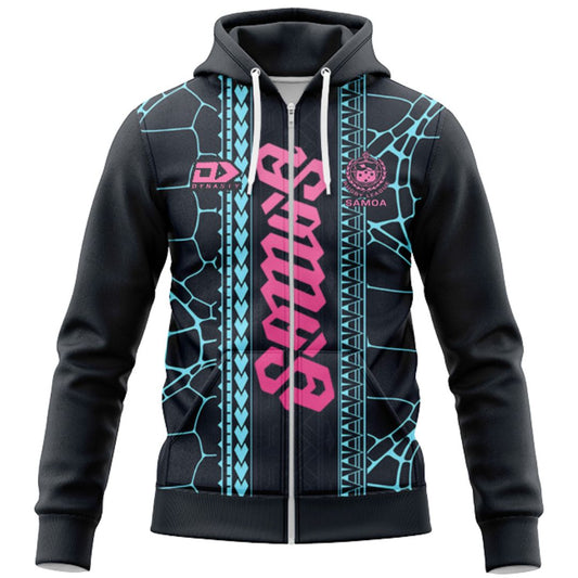 Toa Samoa 2026 World Cup Captains Run Hoodie with Zipper
