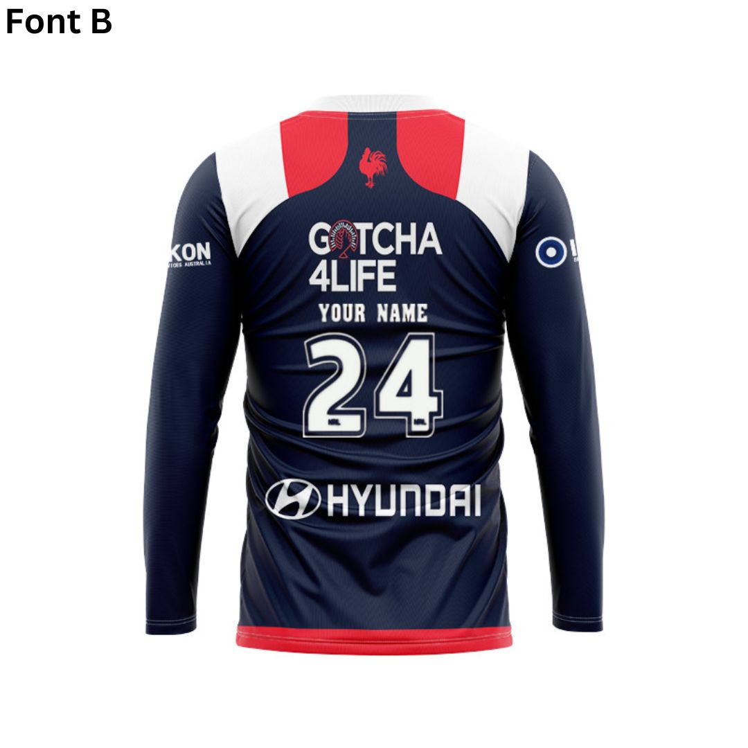Sydney Roosters 2024 Long Sleeve Home Shirt