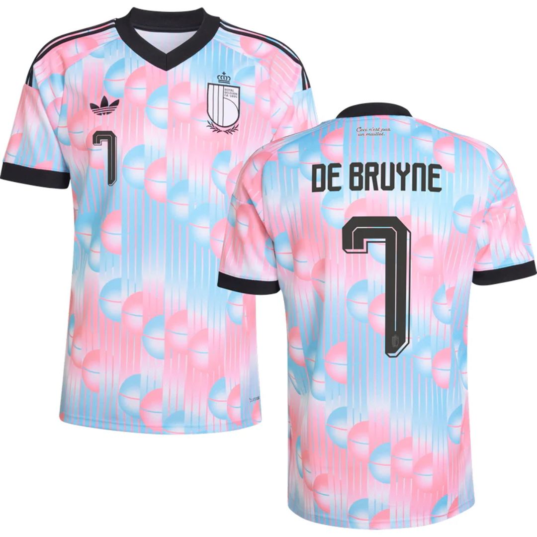 Belgium 2026 World Cup De Bruyne #7 Away Jersey Shirt