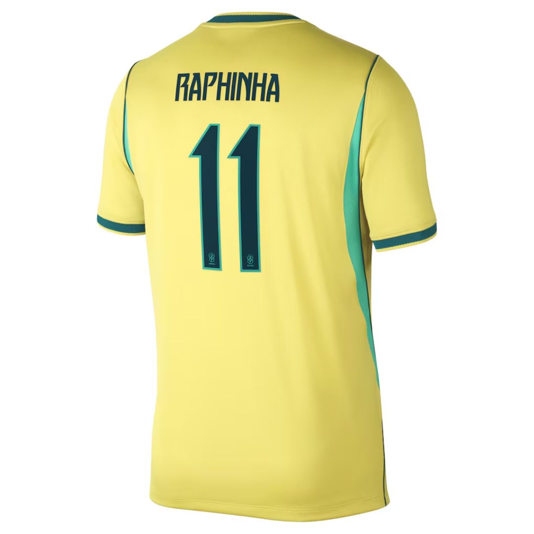 Brazil 2026 World Cup Raphinha #11 Home Jersey Shirt