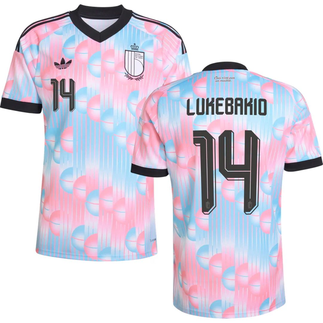 Belgium 2026 World Cup Lukebakio #14 Away Jersey Shirt