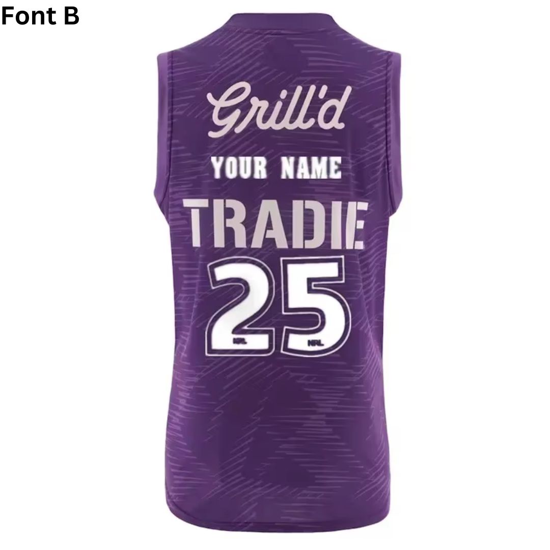 Melbourne Storm 2025 Purple Training Singlet