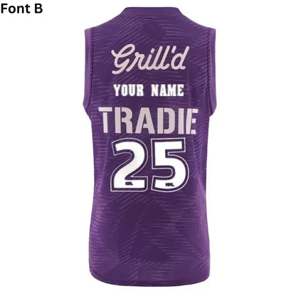 Melbourne Storm 2025 Purple Training Singlet