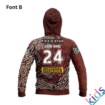 Brisbane Broncos 2024 Indigenous Hoodie