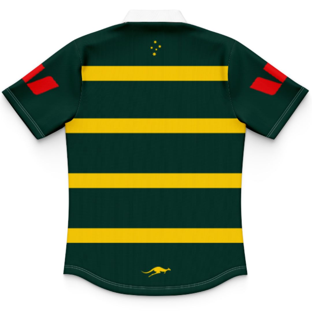 Australia Kangaroos 2026 Rugby League World Cup Captains Run Kids Polo Shirt