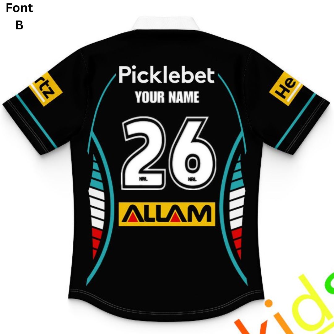 Penrith Panthers Kids 2026 Heritage Polo Shirt