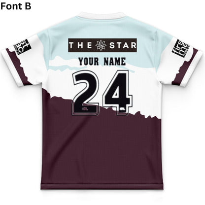 Brisbane Broncos 2024 Kids Captains Run Jersey