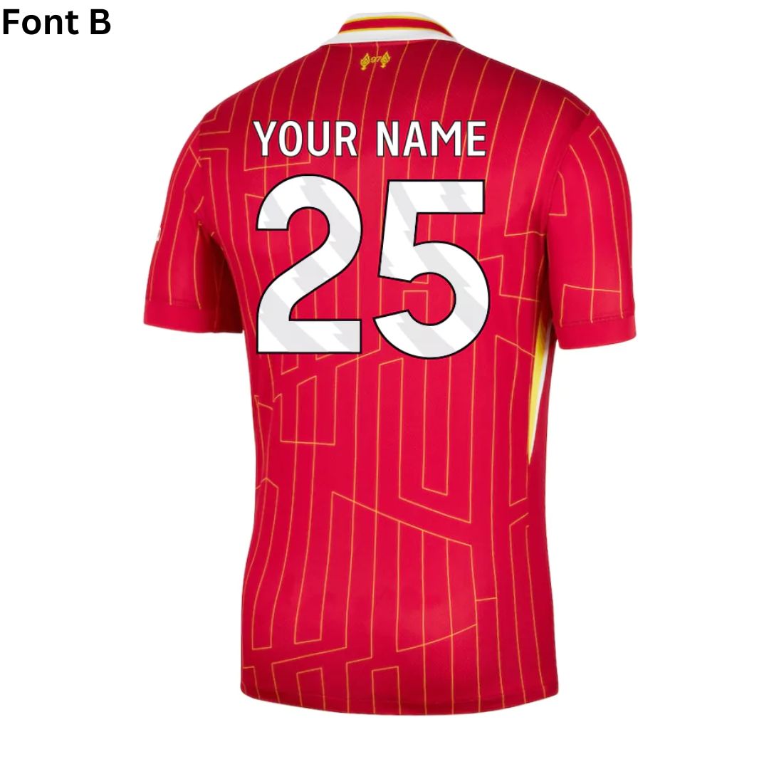 Liverpool 2024/25 Home Jersey Shirt Player's Edition