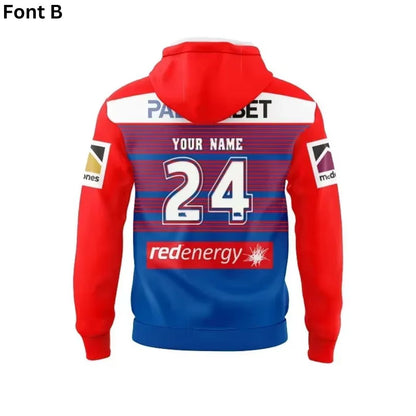Newcastle Knights 2024 Blue Training Hoodie