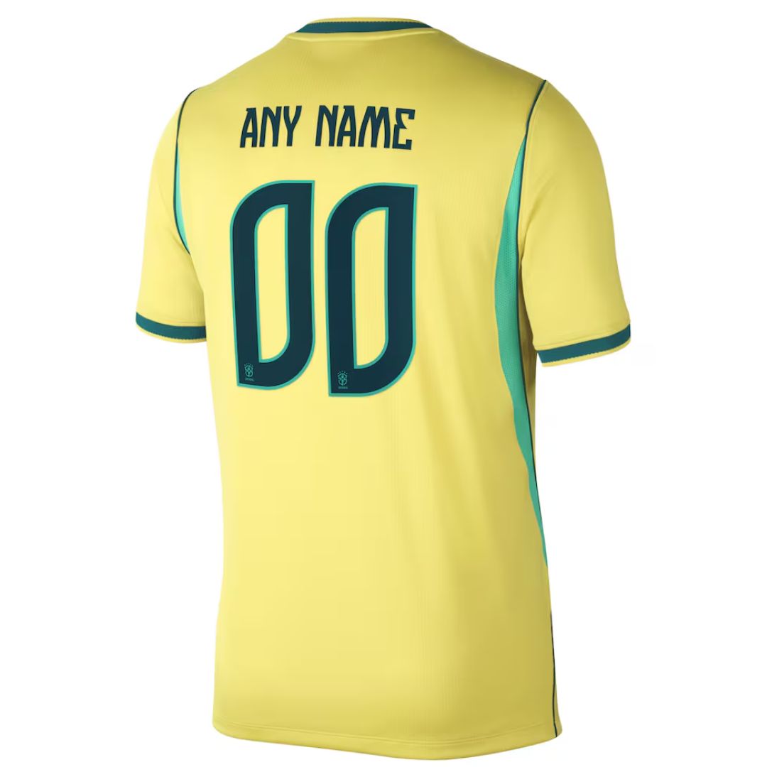 Brazil 2026 World Cup Home Jersey Shirt (Add any Name and Number)