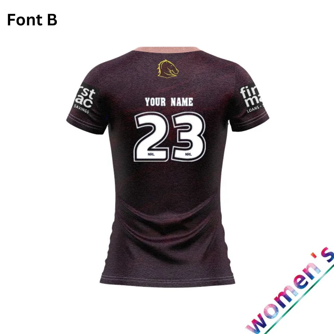 Brisbane Broncos 2023 Women's Training Shirt