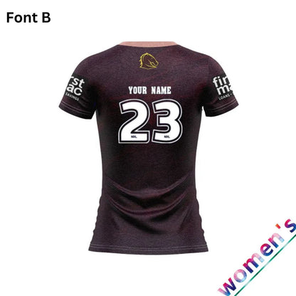 Brisbane Broncos 2023 Women's Training Shirt