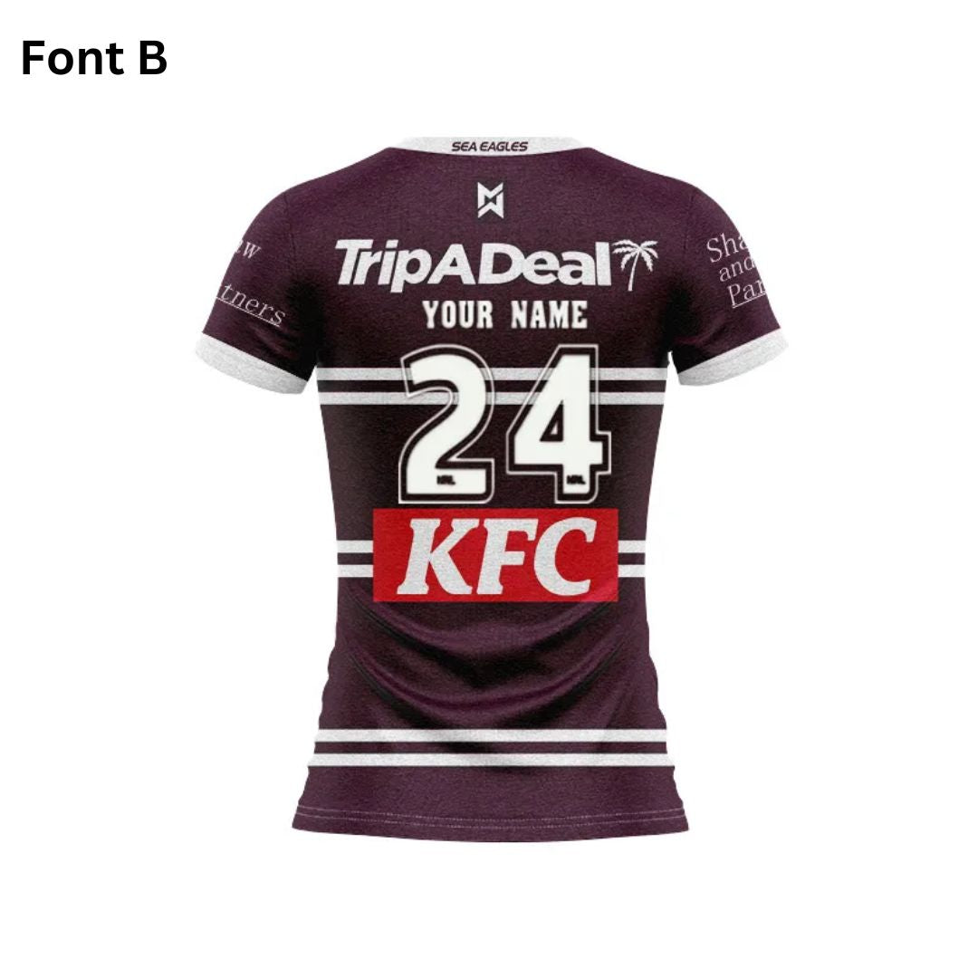 Manly Warringah Sea Eagles 2024 Women's Home Shirt
