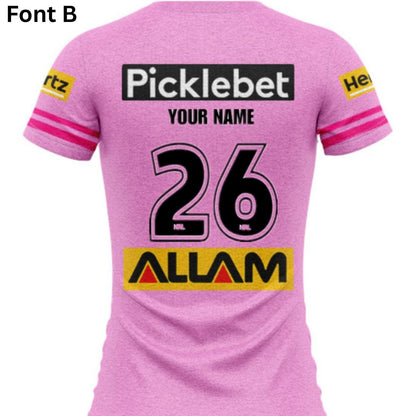 Penrith Panthers 2026 Women's Pink Training Shirt
