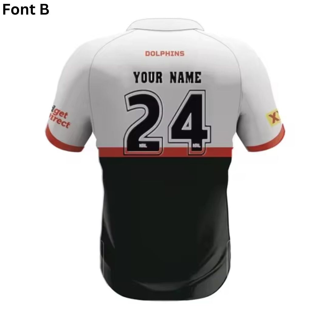 Redcliffe Dolphins 2024 Players Polo Shirt
