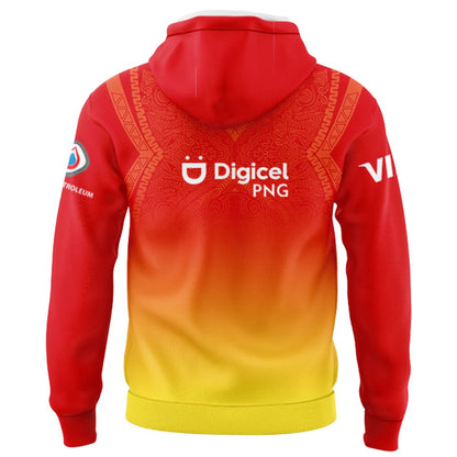 Papua New Guinea Kumuls 2026 World Cup Warm Up Hoodie with Zipper