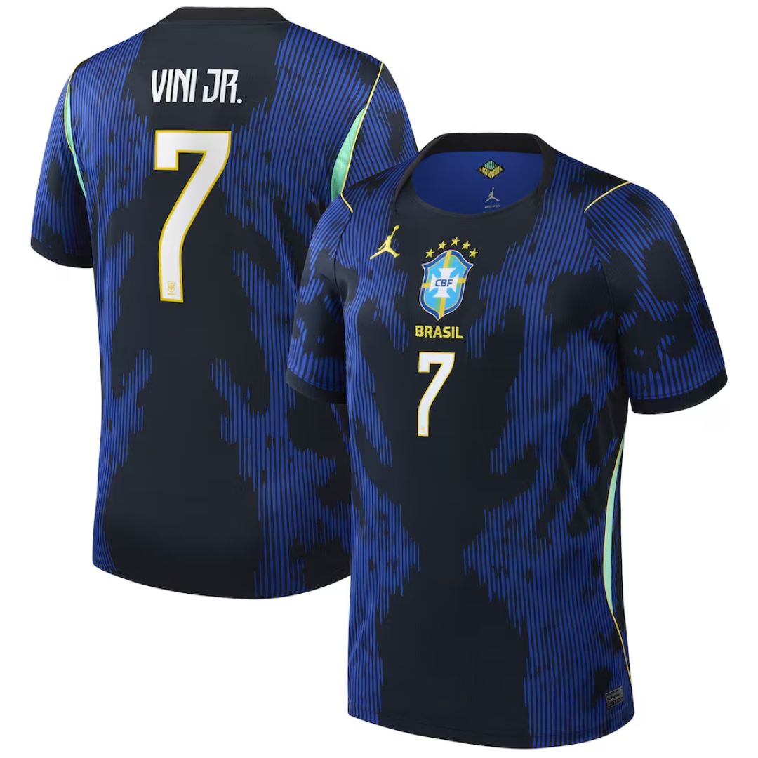 Brazil 2026 World Cup Vini Jr. #7 Away Jersey Shirt