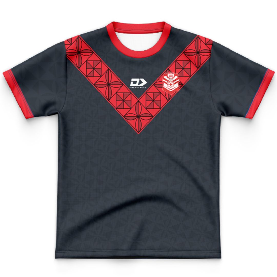 Mate Ma'a Tonga 2026 Kids World Cup Warm Up Jersey