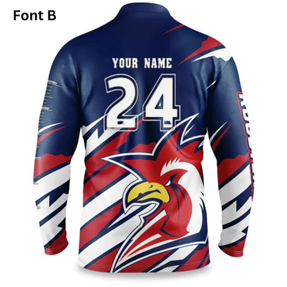 Sydney Roosters 2024 Long Sleeve Ignition Fishing Shirt
