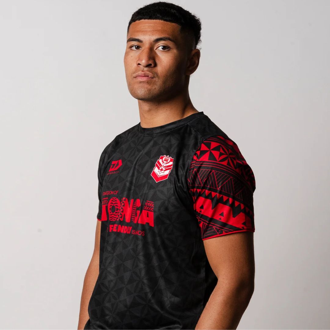 Mate Ma'a Tonga 2026 Black Training Shirt